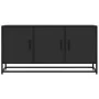 Mueble de TV madera de ingeniería y metal negro 100x35x50 cm von , TV-Möbel - Ref: Foro24-848829, Preis: 83,43 €, Rabatt: %