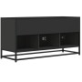 Mueble de TV madera de ingeniería y metal negro 100x35x50 cm von , TV-Möbel - Ref: Foro24-848829, Preis: 84,66 €, Rabatt: %