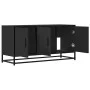 Mueble de TV madera de ingeniería y metal negro 100x35x50 cm von , TV-Möbel - Ref: Foro24-848829, Preis: 83,43 €, Rabatt: %