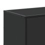 Mueble de TV madera de ingeniería y metal negro 100x35x50 cm von , TV-Möbel - Ref: Foro24-848829, Preis: 84,66 €, Rabatt: %