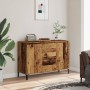 Aparador de madera de ingeniería envejecida 102x35x70 cm by , Sideboards - Ref: Foro24-856486, Price: 94,37 €, Discount: %
