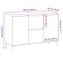 Aparador de madera de ingeniería envejecida 102x35x70 cm de , Aparadores - Ref: Foro24-856486, Precio: 91,37 €, Descuento: %