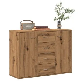 Aparador de madera de ingeniería roble artisan 88x30x64 cm von , Sideboards - Ref: Foro24-855893, Preis: 105,98 €, Rabatt: %