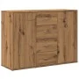 Aparador de madera de ingeniería roble artisan 88x30x64 cm de , Aparadores - Ref: Foro24-855893, Precio: 105,92 €, Descuento: %