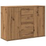 Aparador de madera de ingeniería roble artisan 88x30x64 cm von , Sideboards - Ref: Foro24-855893, Preis: 107,06 €, Rabatt: %