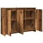 Aparador de madera de ingeniería envejecida 102x33x75 cm by , Sideboards - Ref: Foro24-856780, Price: 98,84 €, Discount: %
