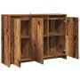 Aparador de madera de ingeniería envejecida 102x33x75 cm by , Sideboards - Ref: Foro24-856780, Price: 101,29 €, Discount: %