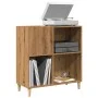 Mueble para discos madera ingeniería roble artisan 84,5x38x89cm von , CD- und DVD-Speicher - Ref: Foro24-857172, Preis: 105,2...