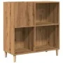 Mueble para discos madera ingeniería roble artisan 84,5x38x89cm von , CD- und DVD-Speicher - Ref: Foro24-857172, Preis: 105,2...