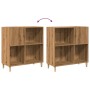 Mueble para discos madera ingeniería roble artisan 84,5x38x89cm von , CD- und DVD-Speicher - Ref: Foro24-857172, Preis: 107,4...