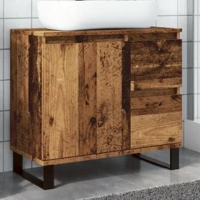 Mueble de lavabo madera de ingeniería envejecida 65x33x60 cm von , Badezimmermöbel - Ref: Foro24-857229, Preis: 101,71 €, Rab...
