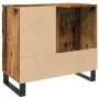 Mueble de lavabo madera de ingeniería envejecida 65x33x60 cm by , Bathroom furniture - Ref: Foro24-857229, Price: 100,68 €, D...