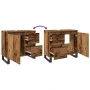 Mueble de lavabo madera de ingeniería envejecida 65x33x60 cm by , Bathroom furniture - Ref: Foro24-857229, Price: 100,68 €, D...