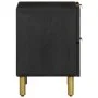 Mesitas de noche 2 uds madera maciza de mango negro 40x33x46 cm by , Nightstands - Ref: Foro24-4017647, Price: 121,76 €, Disc...