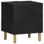 Mesitas de noche 2 uds madera maciza de mango negro 40x33x46 cm von , Nachttische - Ref: Foro24-4017647, Preis: 123,50 €, Rab...