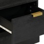 Mesitas de noche 2 uds madera maciza de mango negro 40x33x46 cm von , Nachttische - Ref: Foro24-4017647, Preis: 123,50 €, Rab...