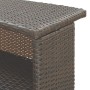 3-teiliges Garten-Bar-Set und braune Kissen aus synthetischem Rattan von vidaXL, Gartensets - Ref: Foro24-3094806, Preis: 354...