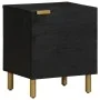 Mesitas de noche 2 uds madera maciza de mango negro 40x33x46 cm by , Nightstands - Ref: Foro24-4017645, Price: 93,64 €, Disco...