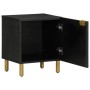 Mesitas de noche 2 uds madera maciza de mango negro 40x33x46 cm de , Mesitas de noche - Ref: Foro24-4017645, Precio: 94,83 €,...