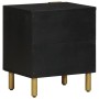 Mesitas de noche 2 uds madera maciza de mango negro 40x33x46 cm de , Mesitas de noche - Ref: Foro24-4017645, Precio: 94,83 €,...