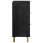 Aparador de madera de ingeniería negro 60x33x75 cm by , Lockers and storage cabinets - Ref: Foro24-4017651, Price: 111,19 €, ...