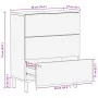 Aparador de madera de ingeniería negro 60x33x75 cm by , Lockers and storage cabinets - Ref: Foro24-4017651, Price: 109,69 €, ...