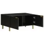 Mesa de centro madera contrachapada negro 80x50x40 cm by , Coffee table - Ref: Foro24-4017653, Price: 109,72 €, Discount: %