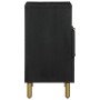 Mesita de noche madera de ingeniería negra 50x33x62 cm by , Nightstands - Ref: Foro24-4017658, Price: 90,70 €, Discount: %