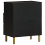 Mesita de noche madera de ingeniería negra 50x33x62 cm by , Nightstands - Ref: Foro24-4017658, Price: 90,70 €, Discount: %