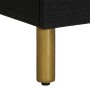 Mesita de noche madera de ingeniería negra 50x33x62 cm by , Nightstands - Ref: Foro24-4017658, Price: 90,70 €, Discount: %
