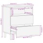 Mesita de noche madera de ingeniería negra 50x33x62 cm by , Nightstands - Ref: Foro24-4017658, Price: 90,70 €, Discount: %
