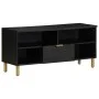 Mueble de TV madera de ingeniería negro 100x33x46 cm de , Almacenamiento para CD y DVD - Ref: Foro24-4017664, Precio: 97,20 €...