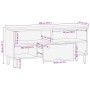 Mueble de TV madera de ingeniería negro 100x33x46 cm von , CD- und DVD-Speicher - Ref: Foro24-4017664, Preis: 98,46 €, Rabatt: %