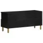 Mueble de TV madera de ingeniería negro 100x33x46 cm de , Almacenamiento para CD y DVD - Ref: Foro24-4017666, Precio: 109,52 ...