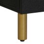 Mueble de TV madera de ingeniería negro 100x33x46 cm by , CD and DVD storage - Ref: Foro24-4017666, Price: 110,92 €, Discount: %
