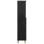 Mueble de baño de madera maciza de mango negro 38x33x160 cm von , Badezimmermöbel - Ref: Foro24-4017670, Preis: 148,71 €, Rab...
