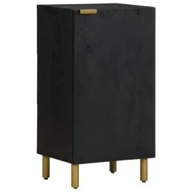 Aparador de madera de ingeniería negro 40x33x75 cm by , CD and DVD storage - Ref: Foro24-4017672, Price: 74,44 €, Discount: %