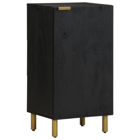 Aparador de madera de ingeniería negro 40x33x75 cm by , CD and DVD storage - Ref: Foro24-4017672, Price: 75,35 €, Discount: %