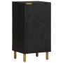 Aparador de madera de ingeniería negro 40x33x75 cm by , CD and DVD storage - Ref: Foro24-4017672, Price: 75,35 €, Discount: %
