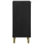 Aparador de madera de ingeniería negro 40x33x75 cm de , Almacenamiento para CD y DVD - Ref: Foro24-4017672, Precio: 74,40 €, ...