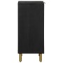 Aparador de madera de ingeniería negro 40x33x75 cm by , CD and DVD storage - Ref: Foro24-4017672, Price: 75,35 €, Discount: %
