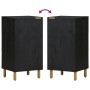 Aparador de madera de ingeniería negro 40x33x75 cm by , CD and DVD storage - Ref: Foro24-4017672, Price: 75,35 €, Discount: %