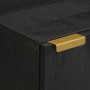 Aparador de madera de ingeniería negro 40x33x75 cm by , CD and DVD storage - Ref: Foro24-4017672, Price: 75,35 €, Discount: %