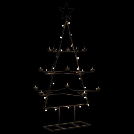 Árbol de Navidad para decoración metal negro 105 cm by , Christmas trees - Ref: Foro24-4018963, Price: 28,57 €, Discount: %