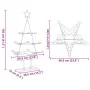 Árbol de Navidad para decoración metal negro 105 cm de , Arboles de navidad - Ref: Foro24-4018963, Precio: 28,27 €, Descuento: %