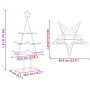 Árbol de Navidad para decoración metal negro 105 cm by , Christmas trees - Ref: Foro24-4018963, Price: 28,57 €, Discount: %