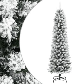 Árbol de Navidad artificial estrecho con nieve PVC y PE 240 cm von , Weihnachtsbäume - Ref: Foro24-4019689, Preis: 122,25 €, ...
