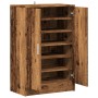 Mueble zapatero madera ingeniería madera envejecida 60x35x92 cm