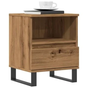 Mesita de noche madera de ingeniería roble artisian 40x35x50 cm by , Nightstands - Ref: Foro24-857378, Price: 60,58 €, Discou...