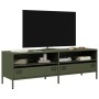 Mueble TV acero laminado en frío verde oliva 135x39x43,5 cm von , TV-Möbel - Ref: Foro24-851338, Preis: 139,09 €, Rabatt: %